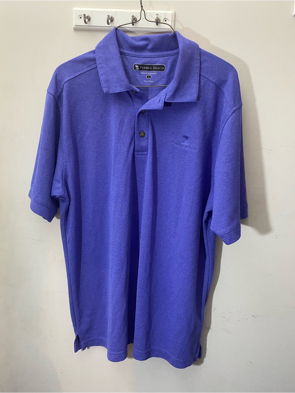 Pebble Beach Men's Polo Shirt - Royal Purple